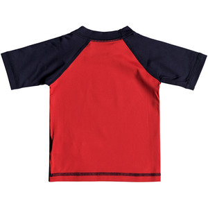 Quiksilver Infant Bubble Dream Short Sleeve Rash Vest QUIK RED EQIWR03014